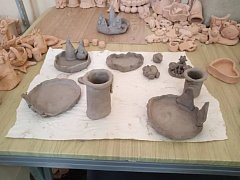 Юные ершовские  следопыты побывали  в гончарной мастерской    