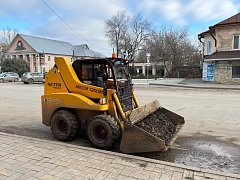 Комплексные работы по поддержанию порядка в Ершове продолжаются