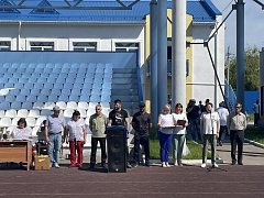 Сегодня, 4 июня, на стадионе "Юность" г. Ершова состоялся региональный этап Всероссийских соревнований юных футболистов "Кожаный мяч" среди сельской лиги "Колосок"