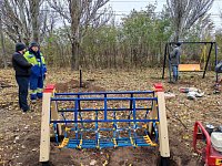 В Ершовском районе еще на одну детскую площадку станет больше