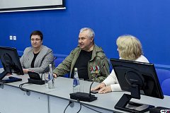 Военкор НТВ встретился с молодежью Саратова