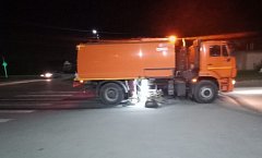 В Ершове выполняется поручение губернатора по очистке улиц от пыли