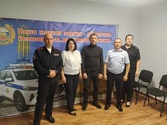 Председатель Общественного совета при ОМВД России по Ершовскому району Владимир Кусиков посетил Госавтоинспекцию