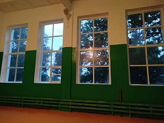 В школе с. Орлов-Гай Ершовского района продолжается ремонт спортивного зала