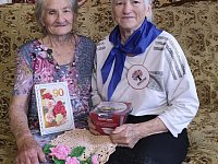Жительница Ершова Александра Васильевна Моршнева отметила 90-летний юбилей