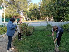 Ершовцы приняли активное участие в общеобластном субботнике, объявленном губернатором
