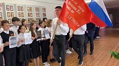 Учащиеся пос. Учебный Ершовского района присоединились к акции «Бессмертный полк в каждой школе»