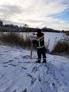 Ершовцам напомнили о запрете выхода на тонкий лед