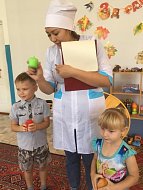 В детском саду с. Новорепное малыши приняли участие в программе "Здоровым быть здорово"