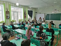  "Разговоры о важном" ершовские школьники посвятили защитникам Отечества