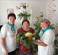 «Серебряные» волонтеры Ершовского района организовали акцию «Доброе лукошко»