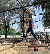 «100 вопросов о Ершове»: как прошел День города в веревочном парке