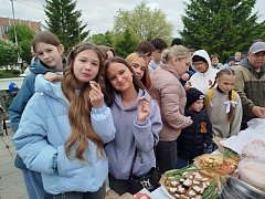 Ершовцы благодарят коллектив агролицея за военно-полевую кухню на празднике 9 Мая
