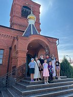 В День семьи, любви и верности ершовские ребята побывали на экскурсии в православном храме
