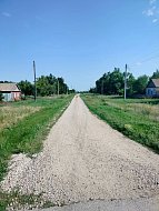 В поселке Красный Боец Ершовского района завершены работы по ремонту дорожного покрытия