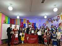 В детском саду «Василек» г.Ершова прошла встреча семей сообщества «Родные - любимые» Движения Первых