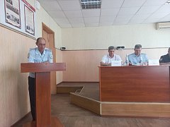 На оперативном совещании в  ОМВД России по Ершовскому району подвели итоги оперативно-служебной деятельности за 1 полугодие 2025 года