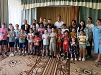 Интересное мероприятие и подарки подарили ребятам Ершовского реабилитационного центра