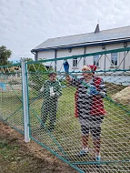 Ершовские сельчане провели субботник на территории мечети