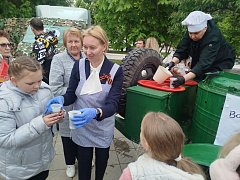 Ершовцы благодарят коллектив агролицея за военно-полевую кухню на празднике 9 Мая