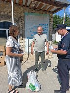 Общественник посетил участковый пункт полиции в городе Ершове