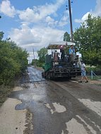 В селе Антоновка Ершовского района ремонтируют улицу Парковая