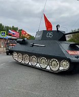 В Ершове прошел автопробег в честь 80-й годовщины Великой Победы