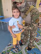 В гостях у ершовских дошколят побывал участник СВО