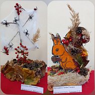 В Ершовской школе искусств прошла выставка «Красота природного материала»