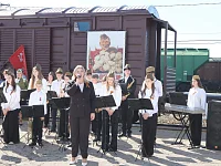 «Воинский эшелон» прибыл в Ершов