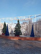 В Ершове одна за другой появляются новогодние фотозоны