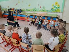 Для ершовских дошколят провели профилактическую беседу «Безопасность на дороге»