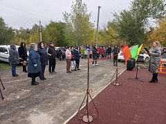 В рамках нацпроекта в Ершовском районе открыли спортивную площадку ГТО