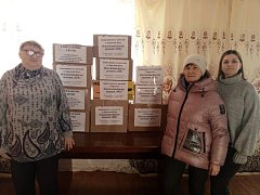 Жители Марьевского сельского поселения Ершовского района подарили тепло солдатам к празднику