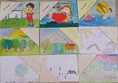 Ершовские ребята из ДОЛа «Дельфин» отправили письма в зону СВО