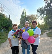 «Серебряные» волонтеры Ершовского района провели акцию «От сердца к сердцу»