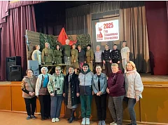 Патриотический час, посвященный юбилею Победы, провели в ершовском селе