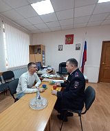 Состоялась рабочая встреча начальника ОМВД России по Ершовскому району и председателя Общественного совета