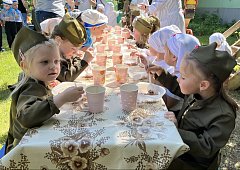 В детском саду «Василек» г. Ершова прошла «Дошкольная Зарница»