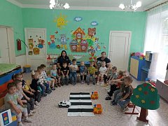 Для ершовских дошколят провели профилактическую беседу «Безопасность на дороге»