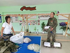 В ершовском поселке прошла теплая встреча с земляком – участником СВО