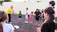 На кластере «Время приключений» прошла игровая программа для юных ершовцев «Веселимся вместе»