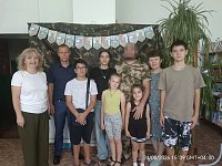 В ершовском поселке прошла теплая встреча с участником СВО Радиком Р.