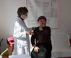 Для пожилых сельчан организовали  профилактические осмотры и диспансеризацию