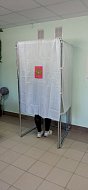 Сегодня в Ершове проголосовали избиратели, прибывшие в нашу область из новых регионов РФ