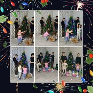 Многодетные семьи ершовцев приняли участие в акции «Наряжаем елку всей семьей»