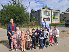 Ершовские дошкольники приняли участие во Всероссийской неделе дорожной безопасности