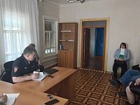 Начальник ОМВД России по Ершовскому району провел прием граждан в селе Орлов-Гай
