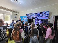 Ершовские школьники увидели, как работает сердце системы безопасности нашего района