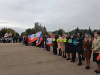 В Ершове состоялся митинг в поддержку присоединения ДНР, ЛНР, Запорожской и Херсонской областей к России